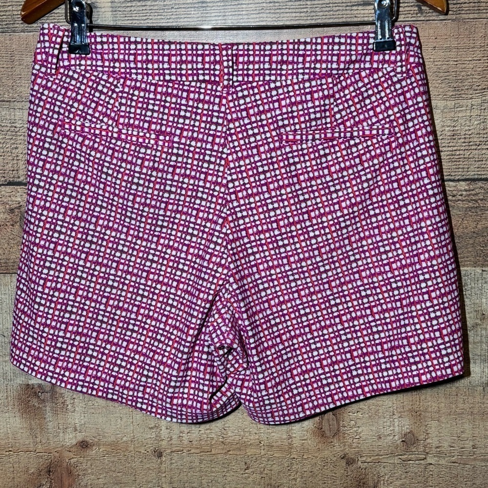 SPANX Hibiscus Gingham Sunshine Shorts size Medium 6” Comfy Stretch Golf Active - Picture 5 of 10